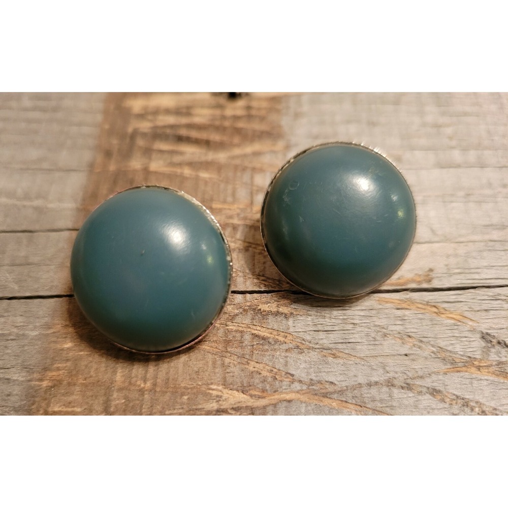 VINTAGE SARAH COVENTRY ROUND CLIP-ON EARRINGS - Nice - Picture 4 of 12